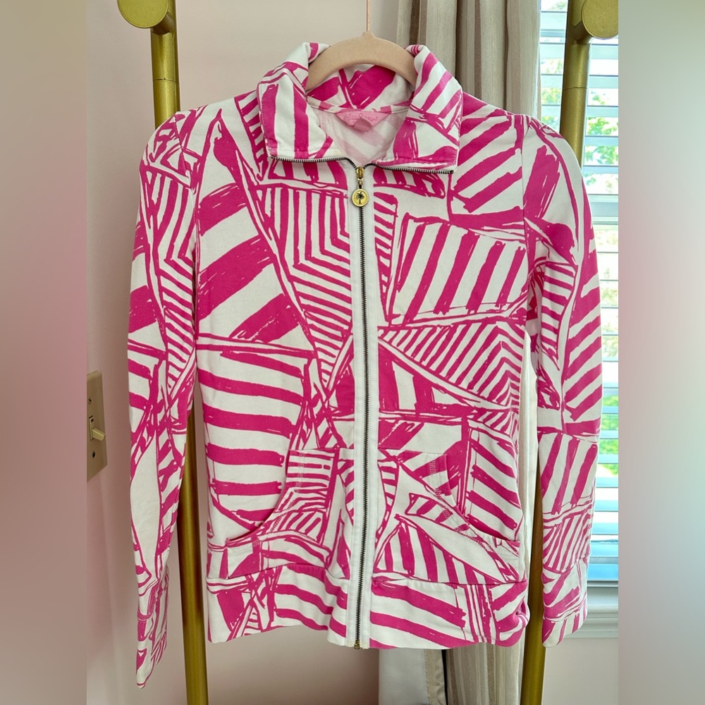 SOLD - Lilly Pulitzer pullover with zipper